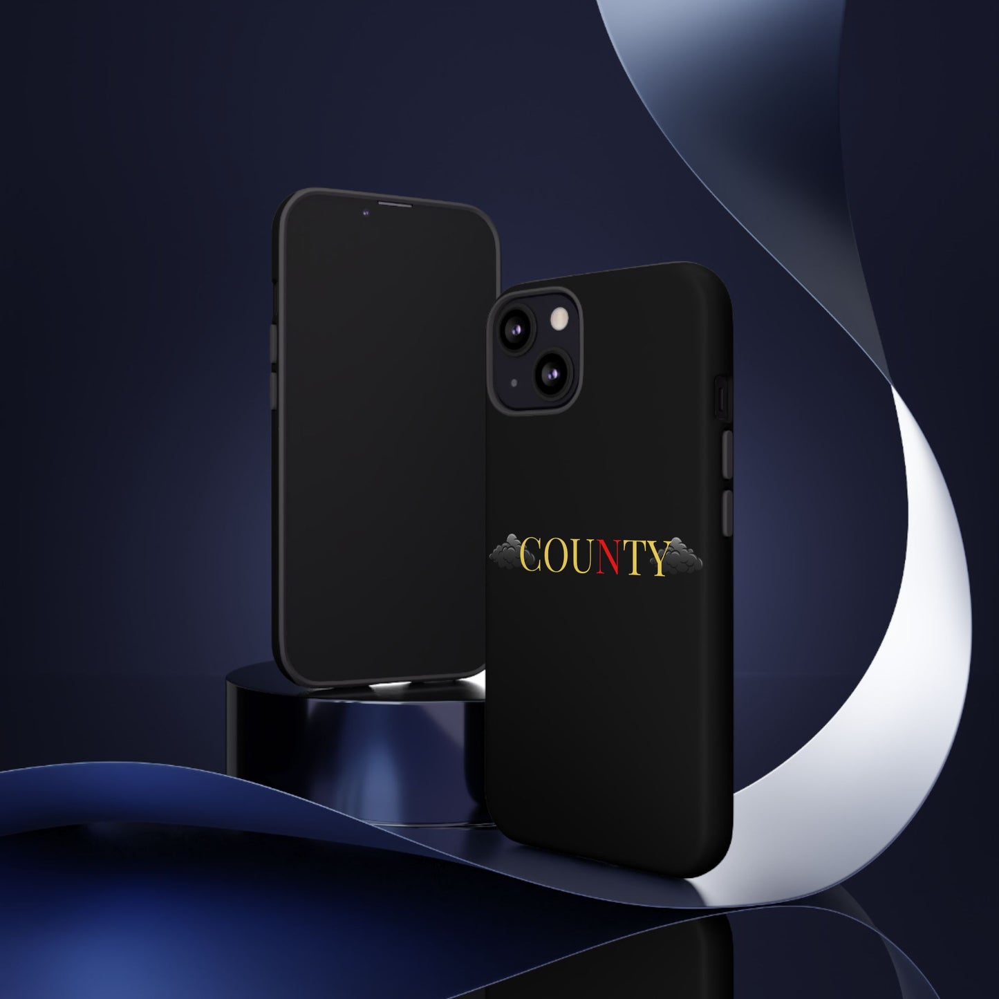 Stylish Phone Case - Tough Cases for County Lovers, Unique Gift for County Fans, Customizable Phone Accessories, Trendy Black Case, [...]