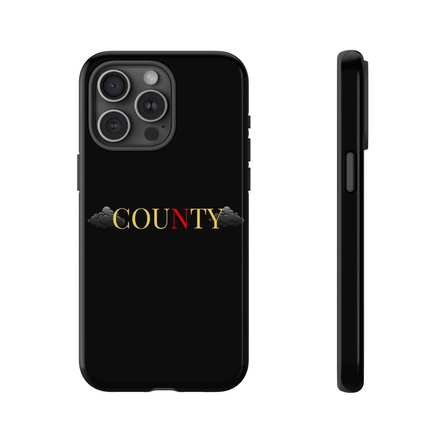 Stylish Phone Case - Tough Cases for County Lovers, Unique Gift for County Fans, Customizable Phone Accessories, Trendy Black Case, [...]
