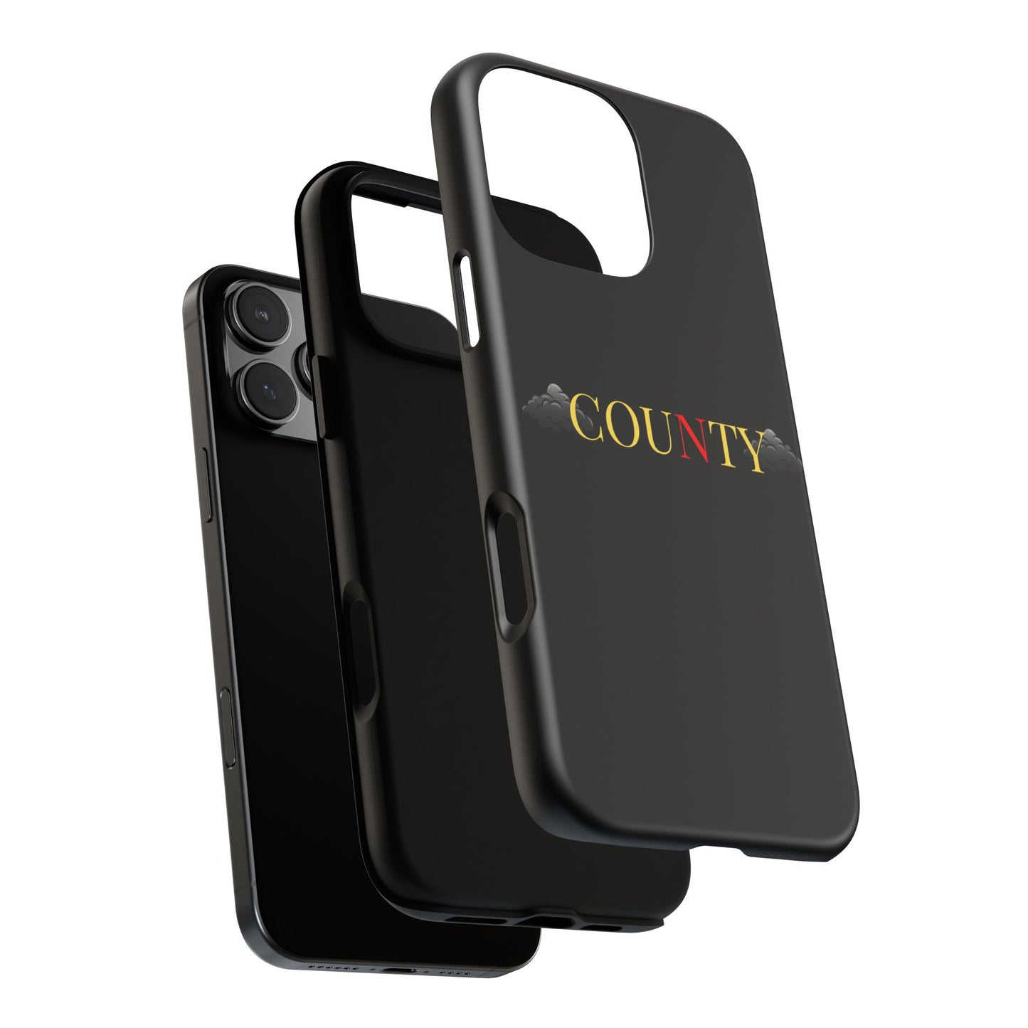 Stylish Phone Case - Tough Cases for County Lovers, Unique Gift for County Fans, Customizable Phone Accessories, Trendy Black Case, [...]