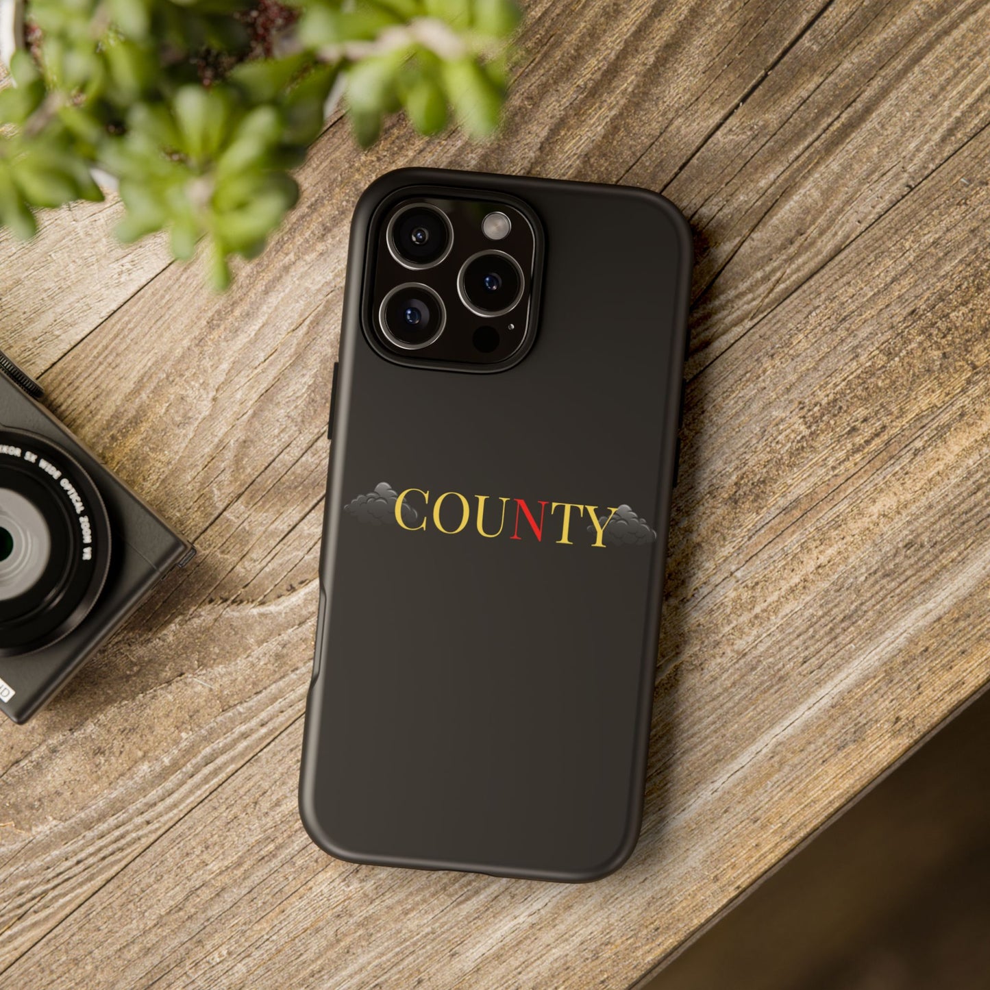 Stylish Phone Case - Tough Cases for County Lovers, Unique Gift for County Fans, Customizable Phone Accessories, Trendy Black Case, [...]