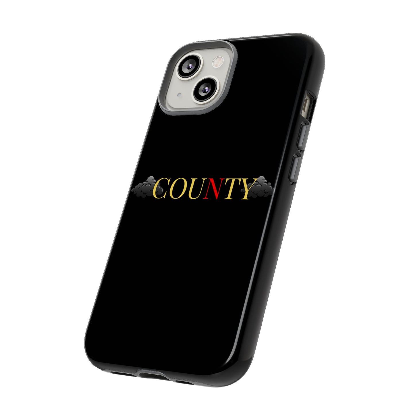 Stylish Phone Case - Tough Cases for County Lovers, Unique Gift for County Fans, Customizable Phone Accessories, Trendy Black Case, [...]
