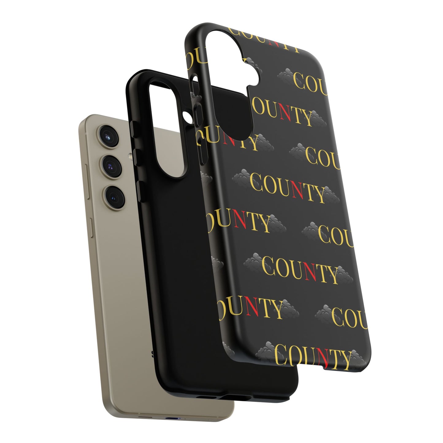 Tough Cases Phone Case, Trendy Smartphone Cover, Customizable Gift, Unique County Design, Stylish Tech Accessory