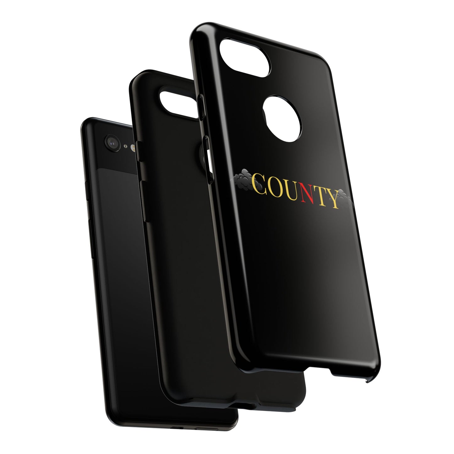 Stylish Phone Case - Tough Cases for County Lovers, Unique Gift for County Fans, Customizable Phone Accessories, Trendy Black Case, [...]