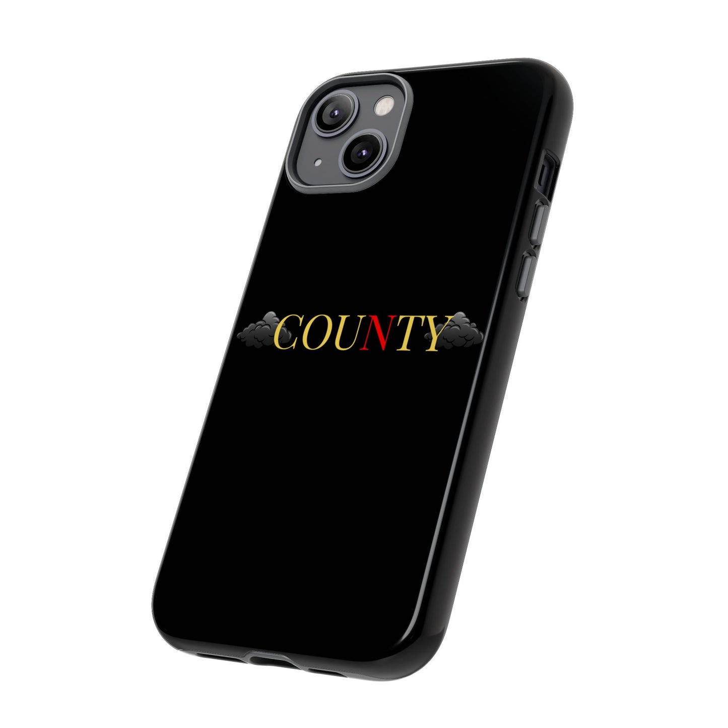 Stylish Phone Case - Tough Cases for County Lovers, Unique Gift for County Fans, Customizable Phone Accessories, Trendy Black Case, [...]