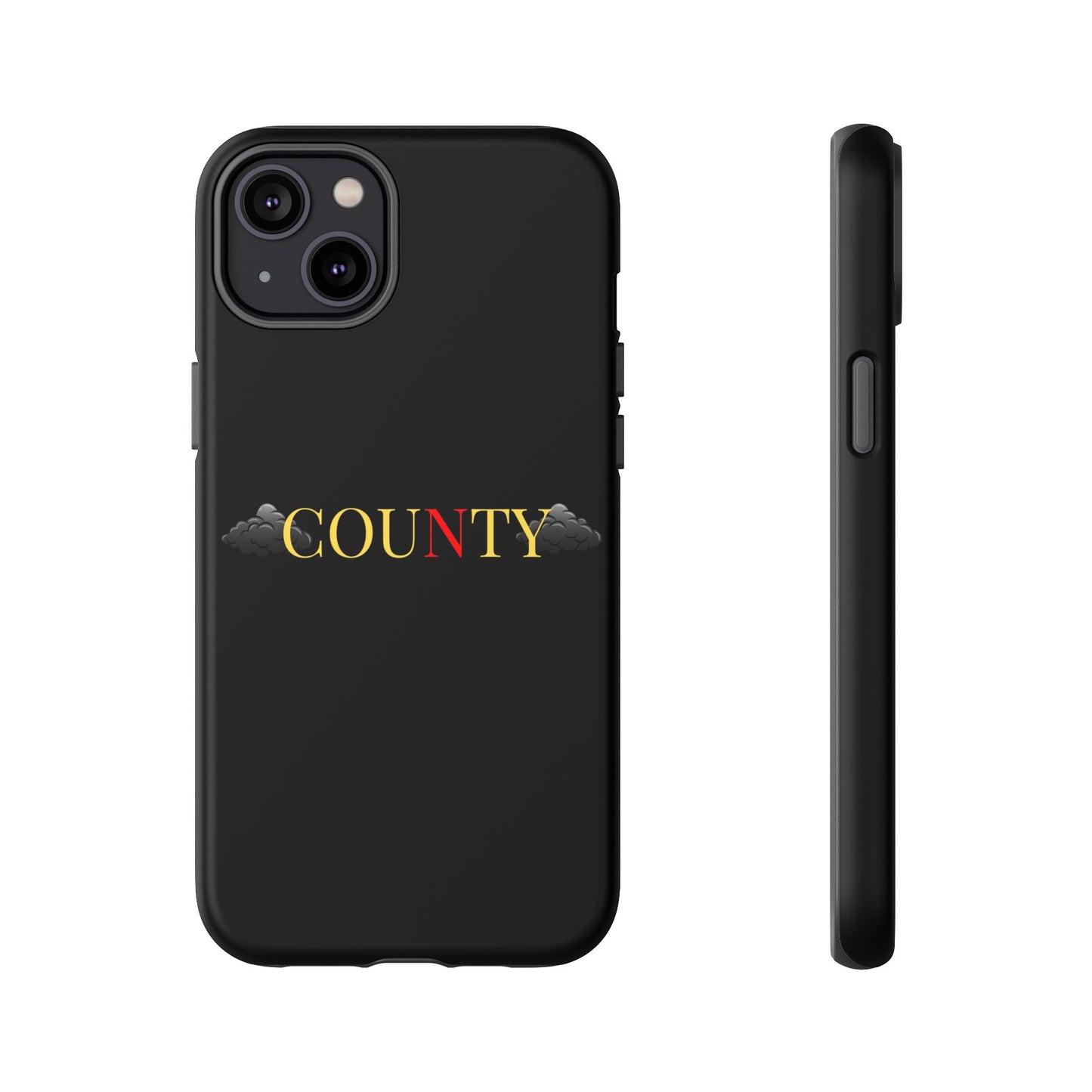 Stylish Phone Case - Tough Cases for County Lovers, Unique Gift for County Fans, Customizable Phone Accessories, Trendy Black Case, [...]