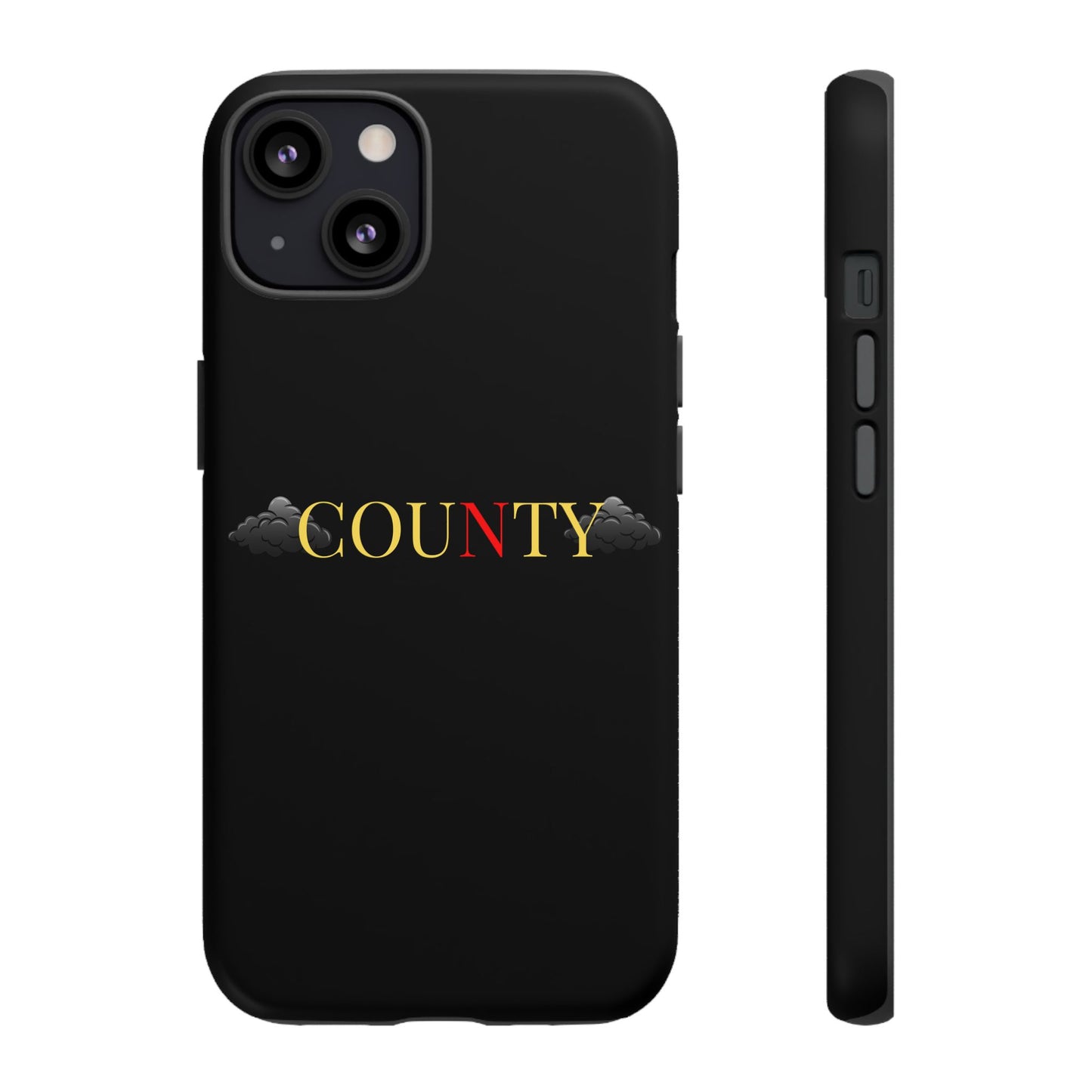 Stylish Phone Case - Tough Cases for County Lovers, Unique Gift for County Fans, Customizable Phone Accessories, Trendy Black Case, [...]