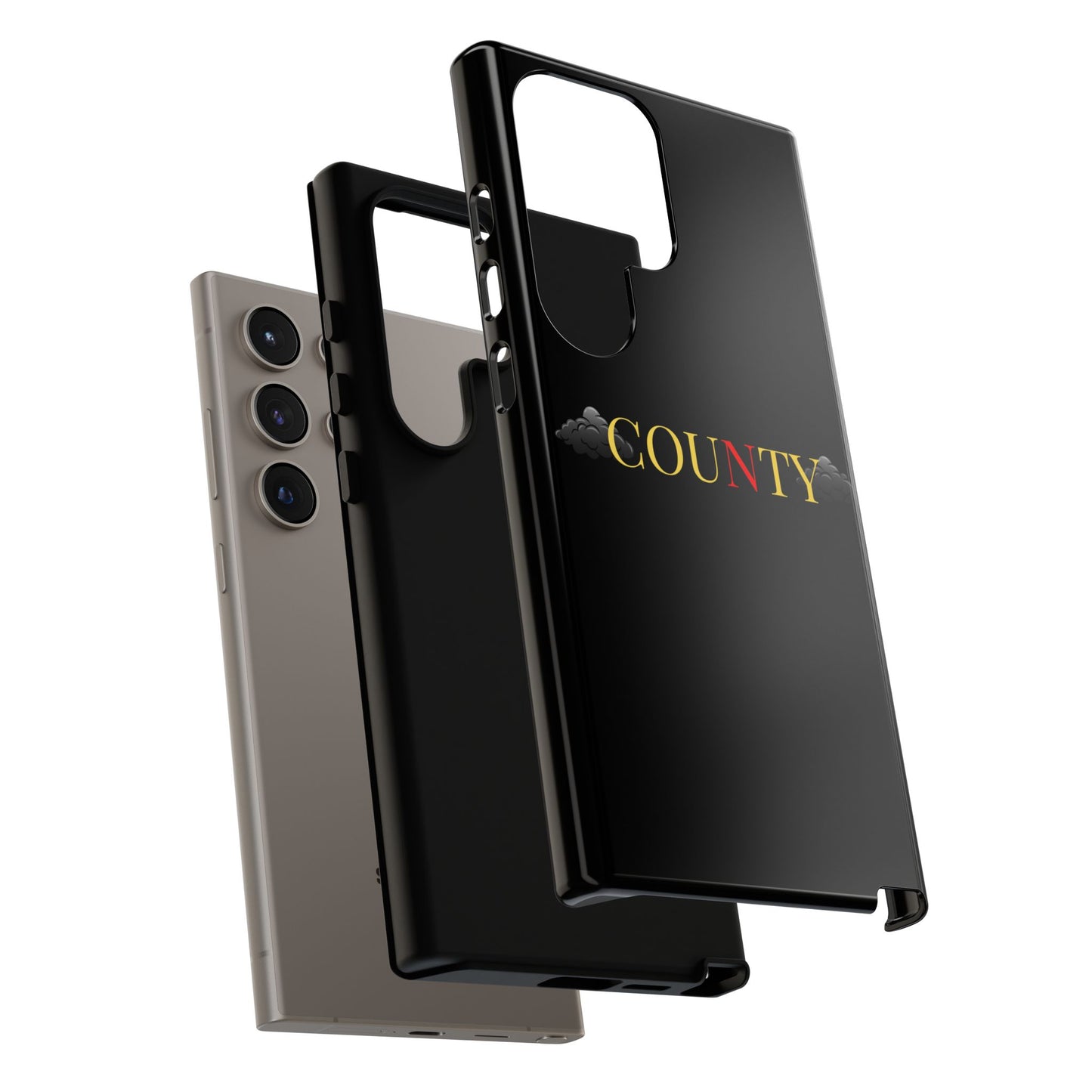 Stylish Phone Case - Tough Cases for County Lovers, Unique Gift for County Fans, Customizable Phone Accessories, Trendy Black Case, [...]