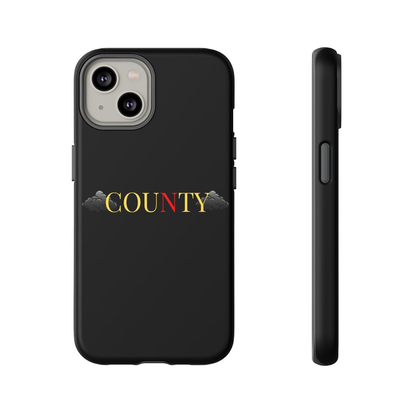 Stylish Phone Case - Tough Cases for County Lovers, Unique Gift for County Fans, Customizable Phone Accessories, Trendy Black Case, [...]