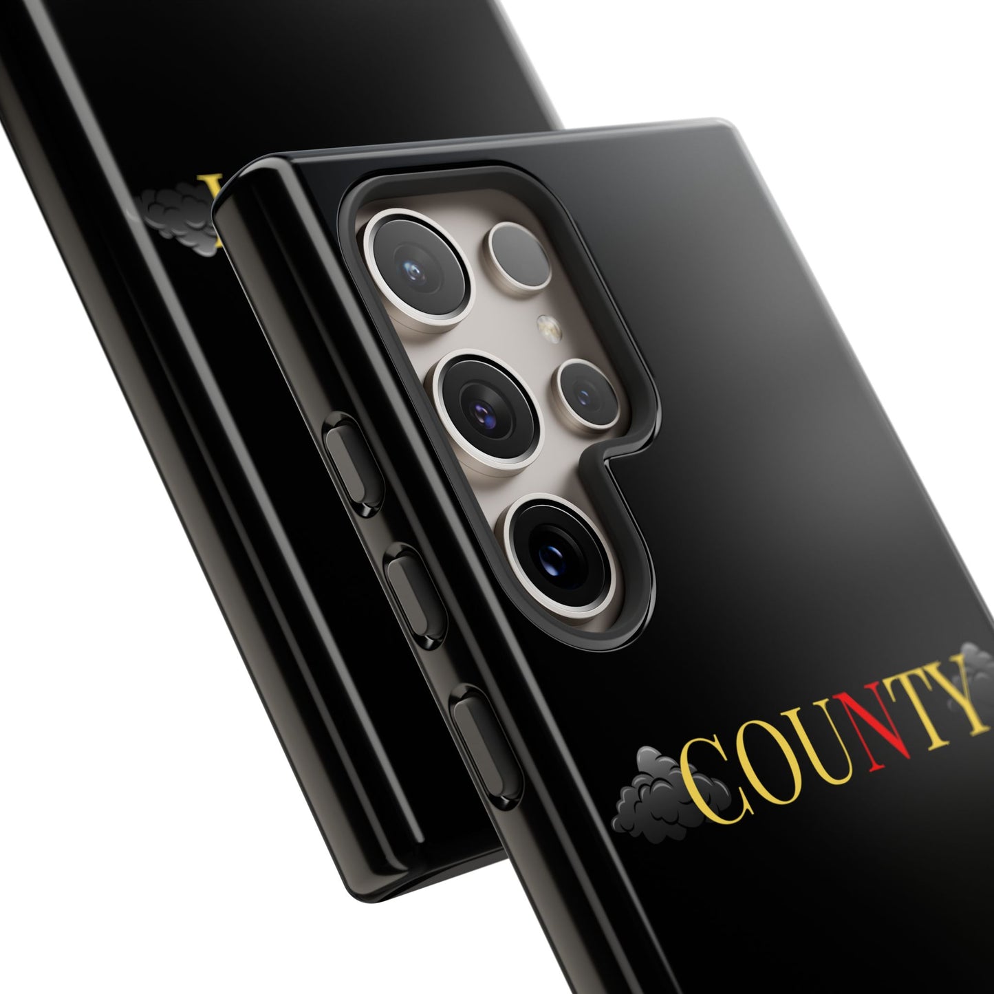 Stylish Phone Case - Tough Cases for County Lovers, Unique Gift for County Fans, Customizable Phone Accessories, Trendy Black Case, [...]