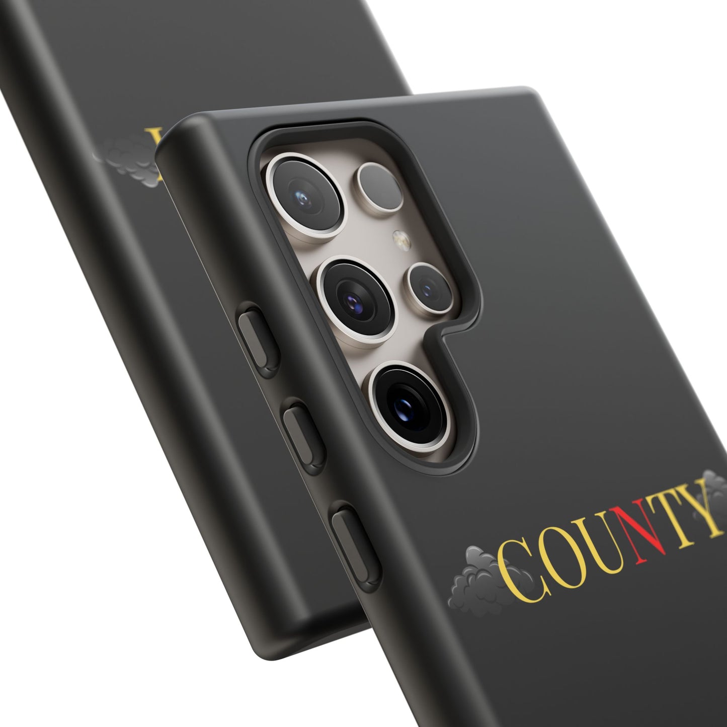 Stylish Phone Case - Tough Cases for County Lovers, Unique Gift for County Fans, Customizable Phone Accessories, Trendy Black Case, [...]