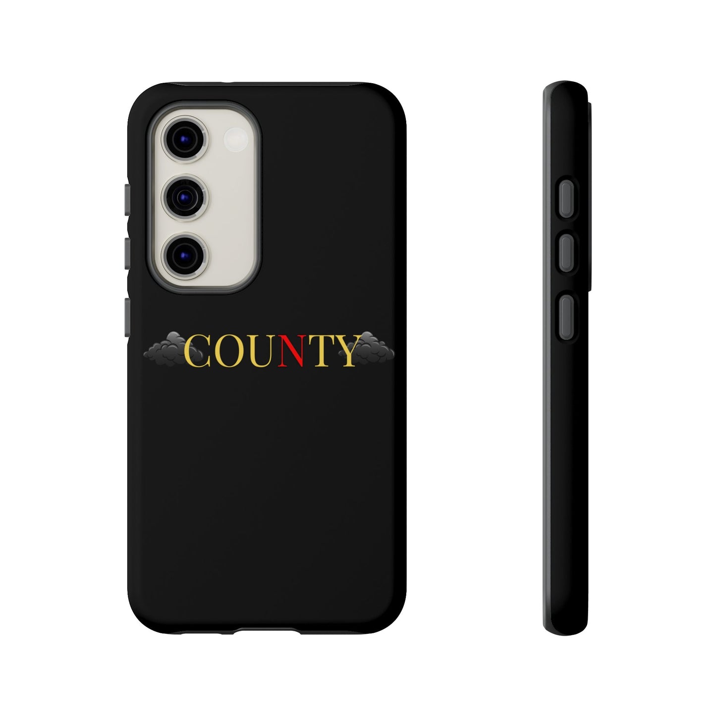 Stylish Phone Case - Tough Cases for County Lovers, Unique Gift for County Fans, Customizable Phone Accessories, Trendy Black Case, [...]