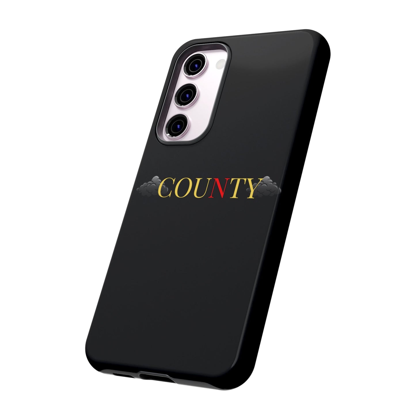 Stylish Phone Case - Tough Cases for County Lovers, Unique Gift for County Fans, Customizable Phone Accessories, Trendy Black Case, [...]