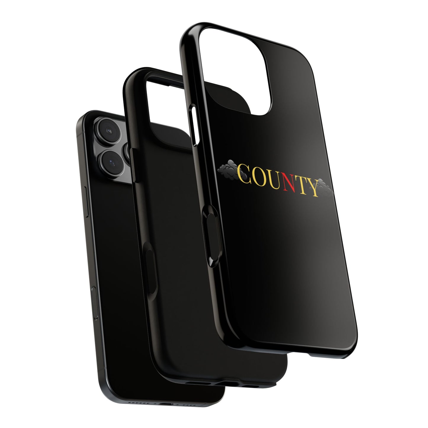 Stylish Phone Case - Tough Cases for County Lovers, Unique Gift for County Fans, Customizable Phone Accessories, Trendy Black Case, [...]