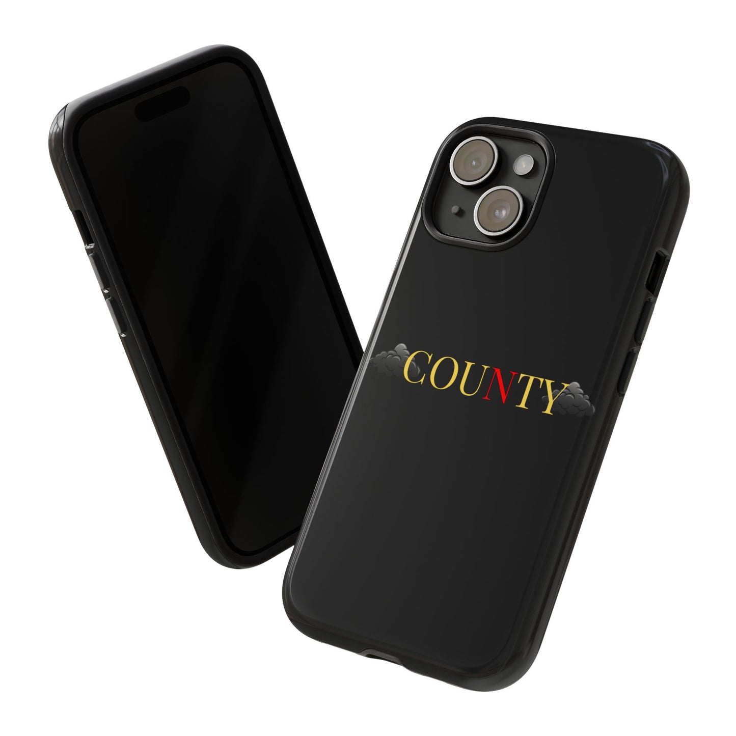 Stylish Phone Case - Tough Cases for County Lovers, Unique Gift for County Fans, Customizable Phone Accessories, Trendy Black Case, [...]