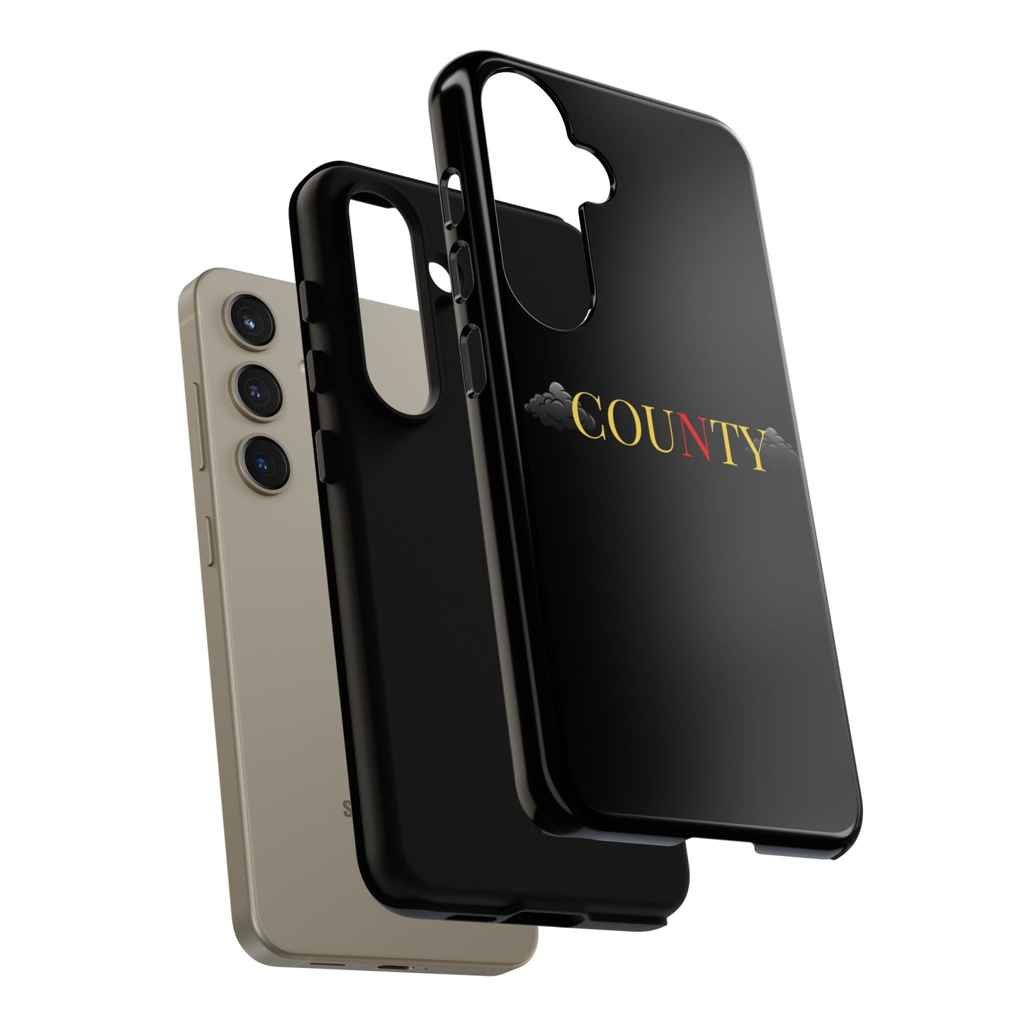 Stylish Phone Case - Tough Cases for County Lovers, Unique Gift for County Fans, Customizable Phone Accessories, Trendy Black Case, [...]