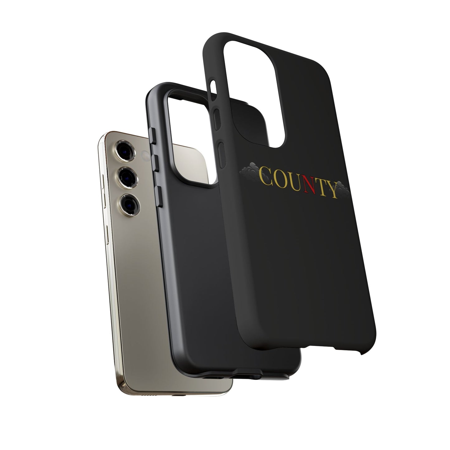 Stylish Phone Case - Tough Cases for County Lovers, Unique Gift for County Fans, Customizable Phone Accessories, Trendy Black Case, [...]