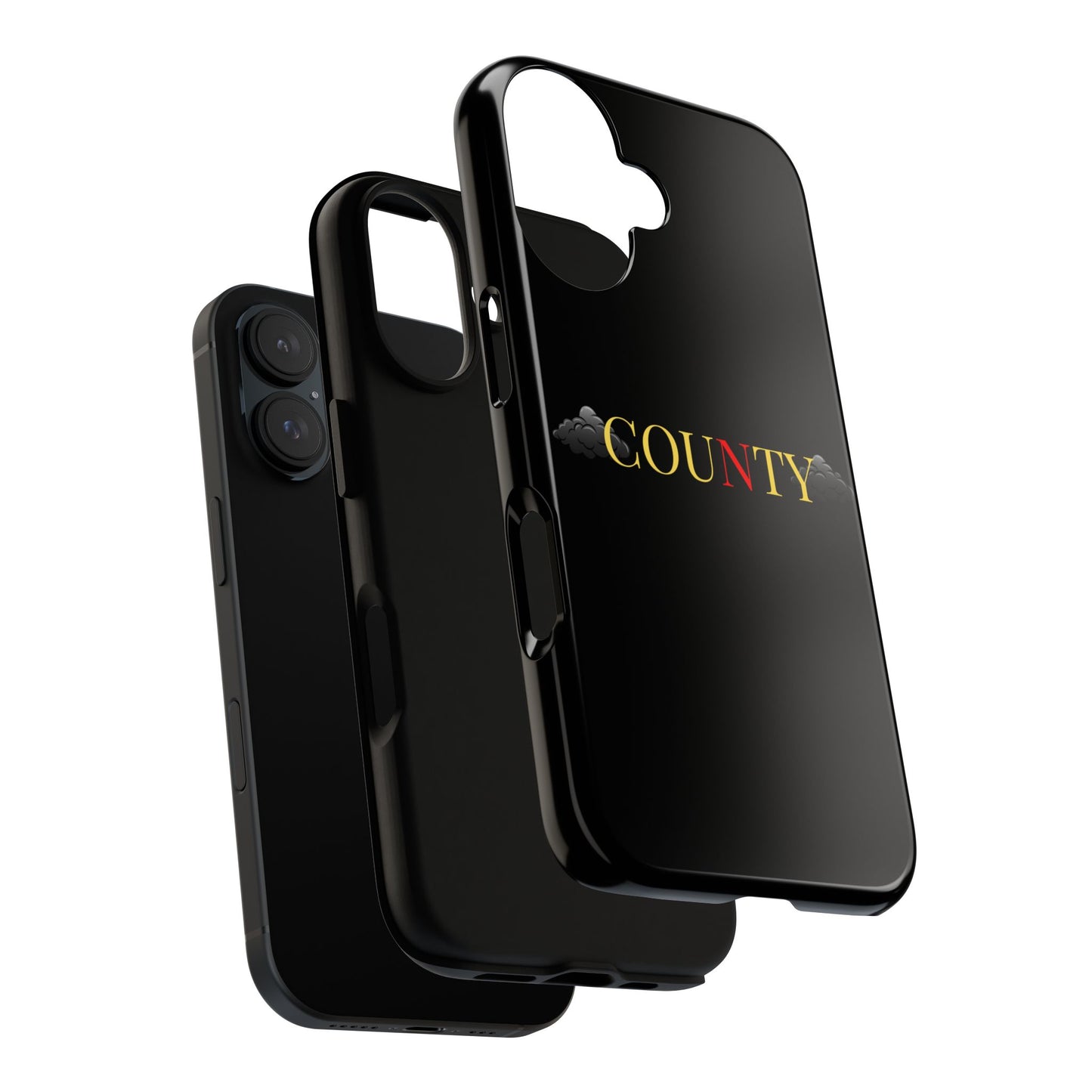 Stylish Phone Case - Tough Cases for County Lovers, Unique Gift for County Fans, Customizable Phone Accessories, Trendy Black Case, [...]