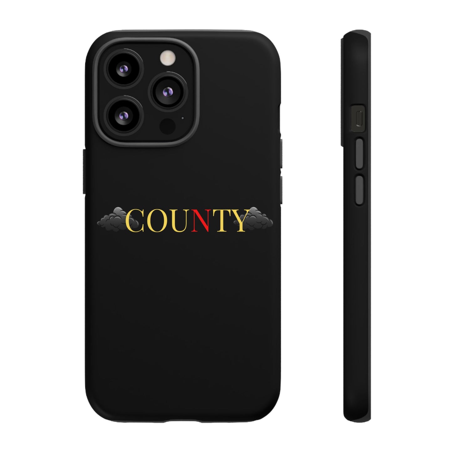 Stylish Phone Case - Tough Cases for County Lovers, Unique Gift for County Fans, Customizable Phone Accessories, Trendy Black Case, [...]