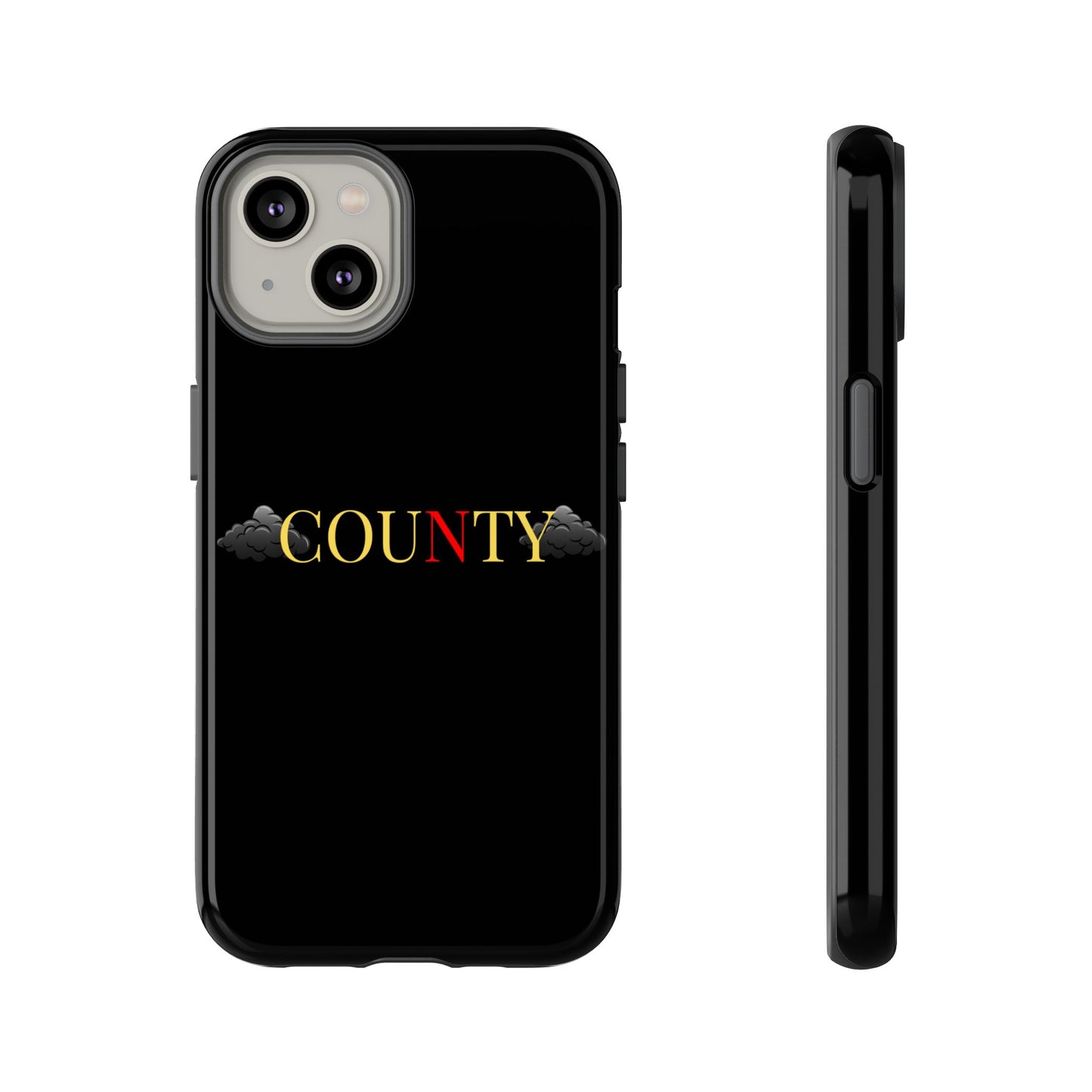 Stylish Phone Case - Tough Cases for County Lovers, Unique Gift for County Fans, Customizable Phone Accessories, Trendy Black Case, [...]