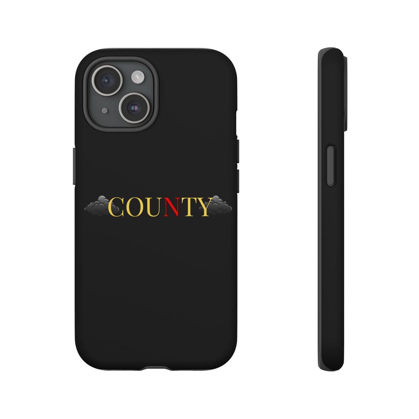 Stylish Phone Case - Tough Cases for County Lovers, Unique Gift for County Fans, Customizable Phone Accessories, Trendy Black Case, [...]