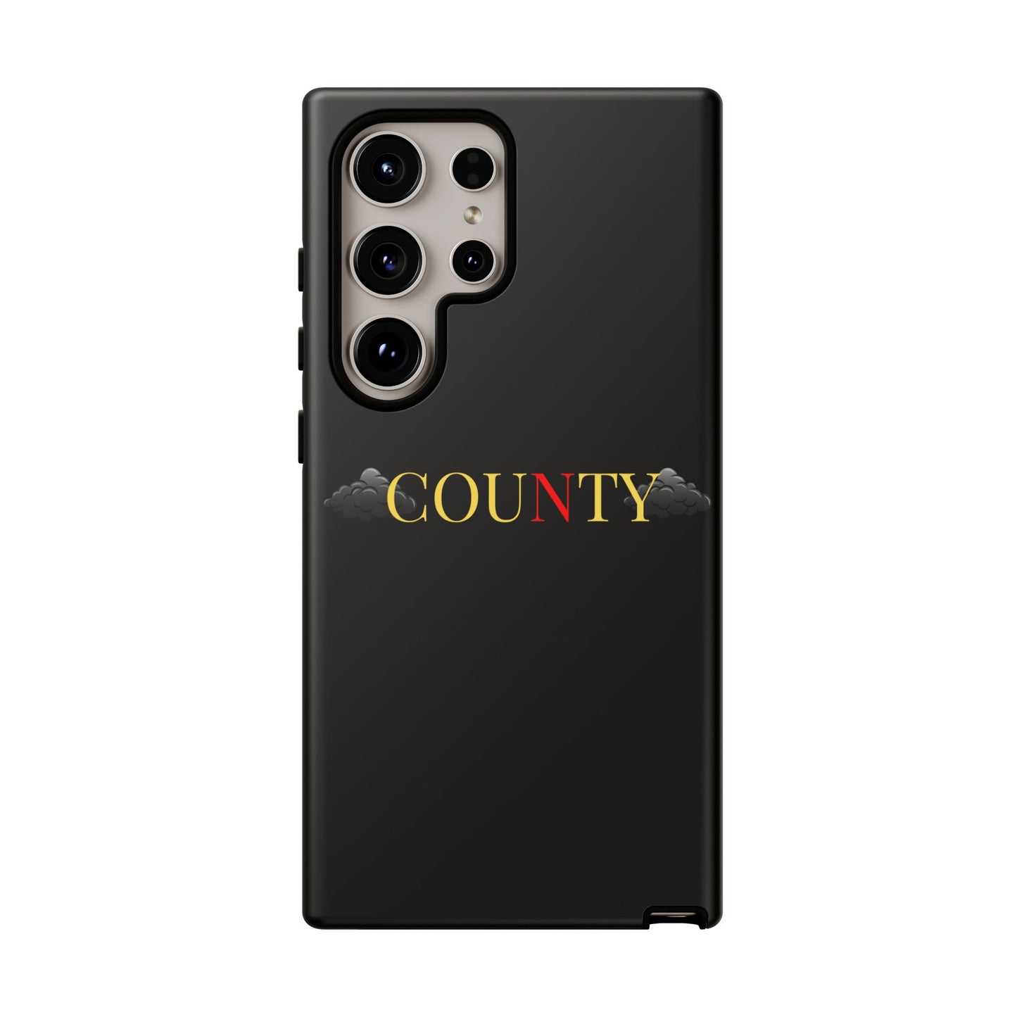 Stylish Phone Case - Tough Cases for County Lovers, Unique Gift for County Fans, Customizable Phone Accessories, Trendy Black Case, [...]