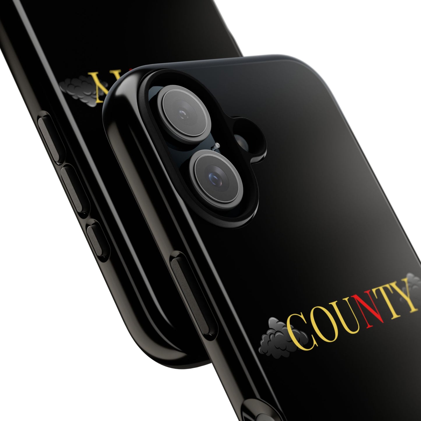 Stylish Phone Case - Tough Cases for County Lovers, Unique Gift for County Fans, Customizable Phone Accessories, Trendy Black Case, [...]