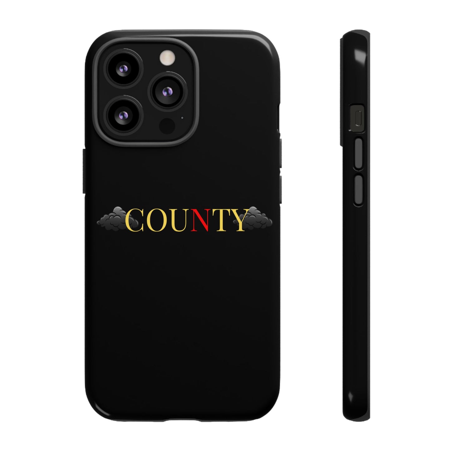 Stylish Phone Case - Tough Cases for County Lovers, Unique Gift for County Fans, Customizable Phone Accessories, Trendy Black Case, [...]