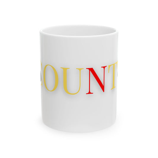 Bold Statement County Ceramic Mug - Perfect Gift for Coffee Lovers, Tea Enthusiasts, Home Decor, Office Accessories, Holiday Present