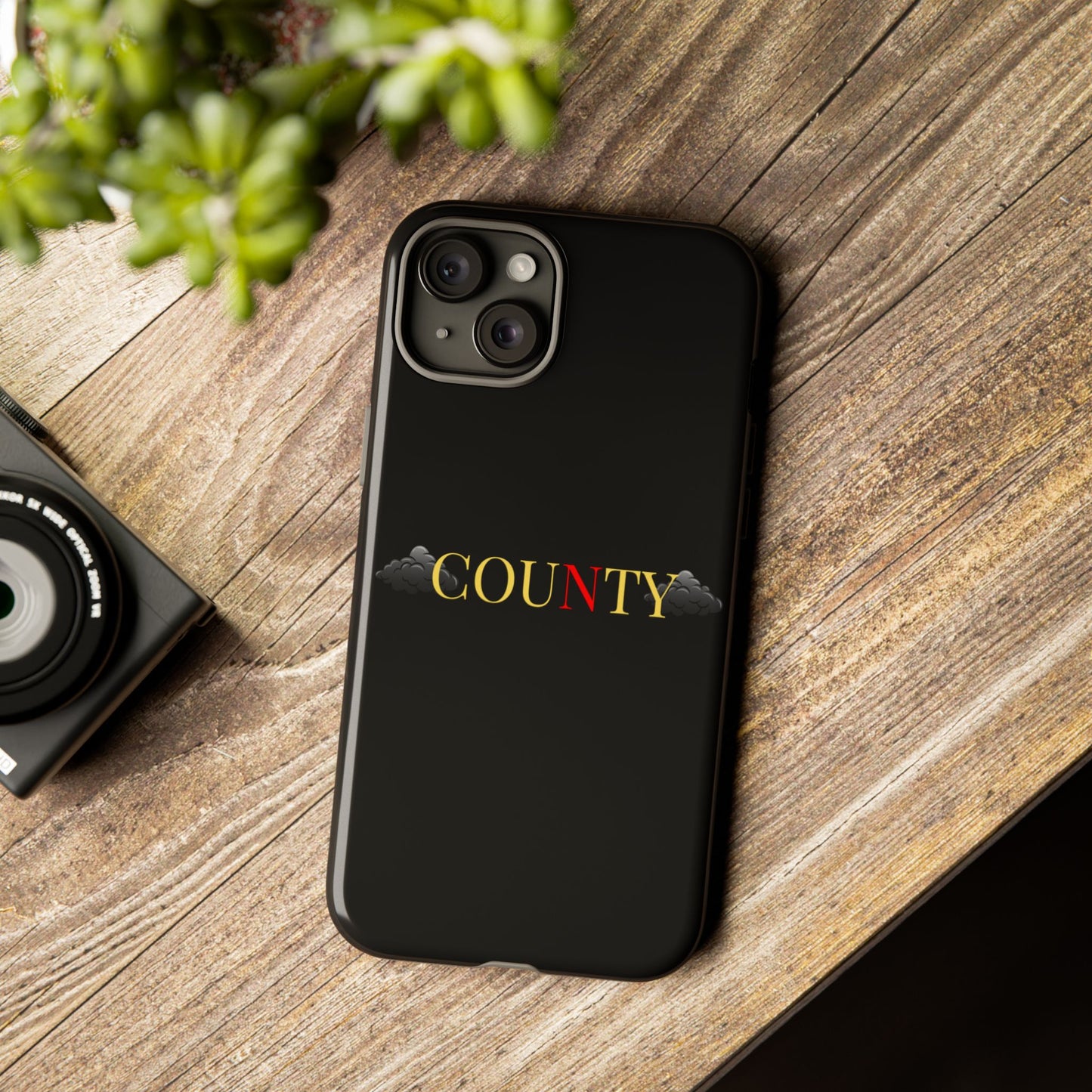 Stylish Phone Case - Tough Cases for County Lovers, Unique Gift for County Fans, Customizable Phone Accessories, Trendy Black Case, [...]