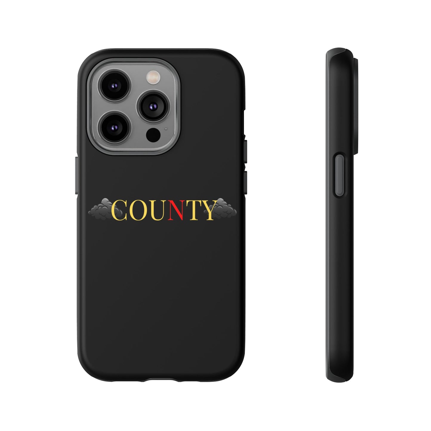 Stylish Phone Case - Tough Cases for County Lovers, Unique Gift for County Fans, Customizable Phone Accessories, Trendy Black Case, [...]